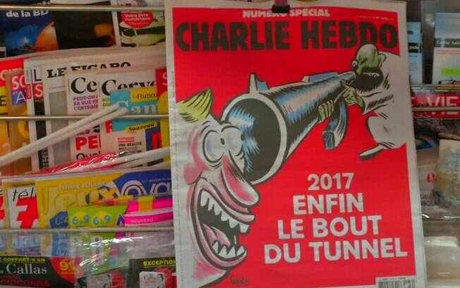 Dois anos após o atentado terrorista, o jornal francês Charlie Hebdo promete ser mais agressivo em 2017