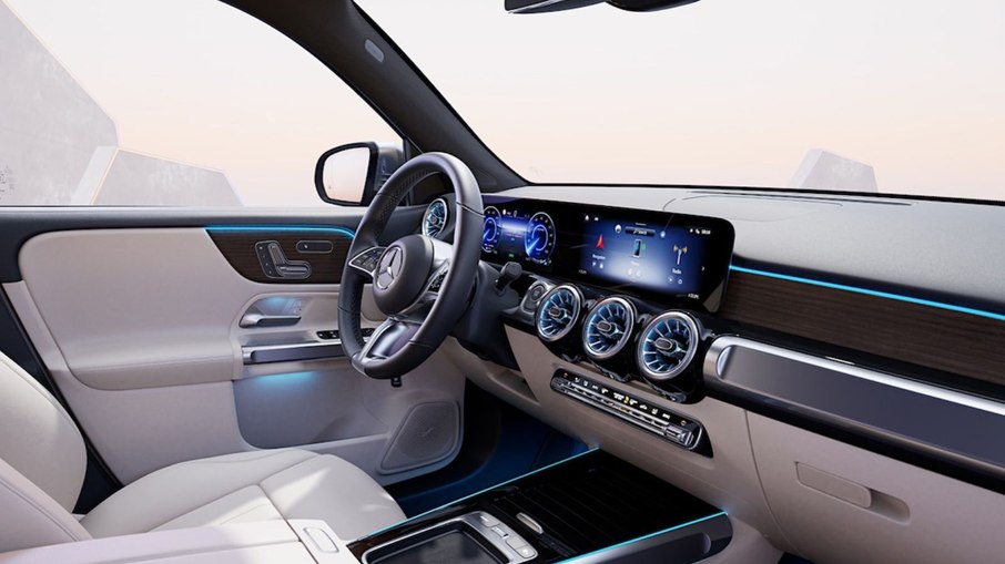 Interior do Mercedes-Benz EQB 250+ Interior do Mercedes-Benz EQB 250+