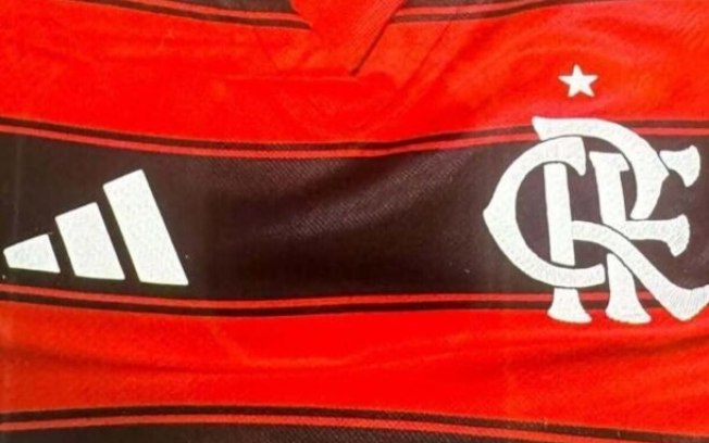 Camisa oficial do Flamengo para a temporada 2025 Camisa oficial do Flamengo para a temporada 2025