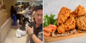 Vídeo flagra briga generalizada em cruzeiro por "frango empanado"