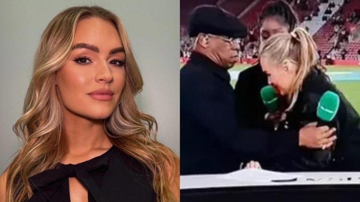 Laura Woods desmaiou nos braços de ex-jogador do Arsenal Laura Woods desmaiou nos braços de ex-jogador do Arsenal