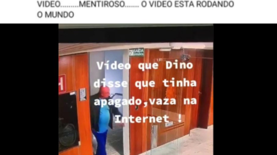 O vídeo tem sido vinculado a imagem do ministro da Justiça e Segurança Pública, Flávio Dino