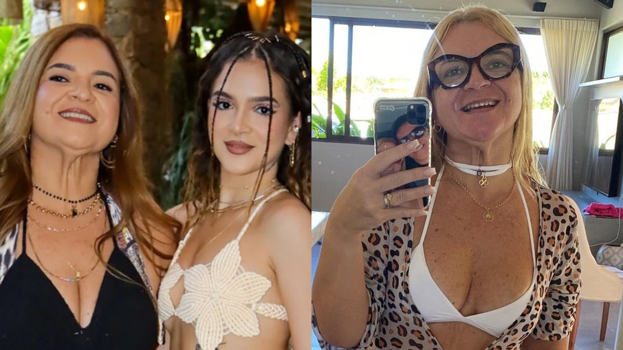 Mãe de Mel Maia faz sucesso nas redes sociais com fotos se exibindo