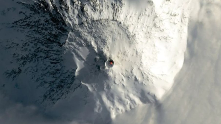 Monte Erebus na Antártida Monte Erebus na Antártida