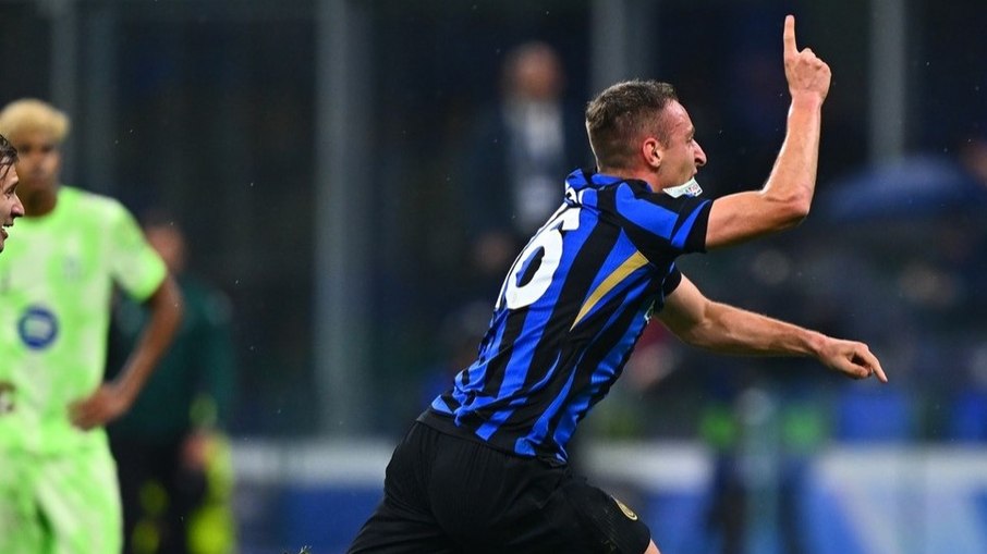 Frattesi foi um dos destaques da Inter contra o Barcelona, na semifinal