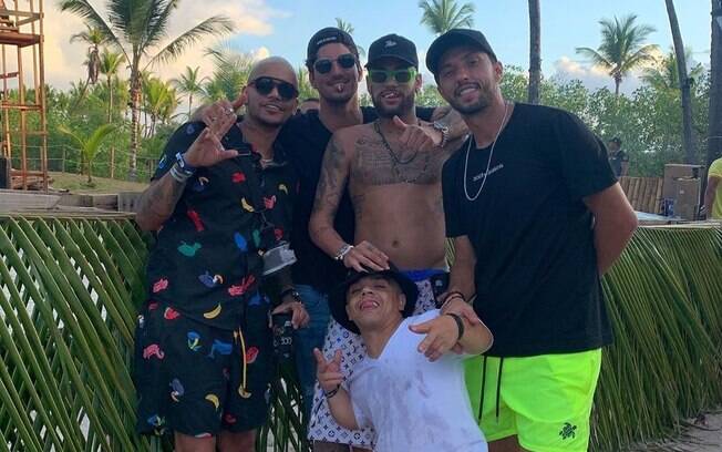 Neymar está de férias no Brasil
