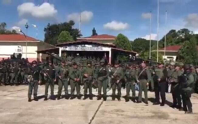 Força Armada Nacional Bolivariana divulgou comunicado condenando ataque paramilitar em base no norte da Venezuela Força Armada Nacional Bolivariana divulgou comunicado condenando ataque paramilitar em base no norte da Venezuela
