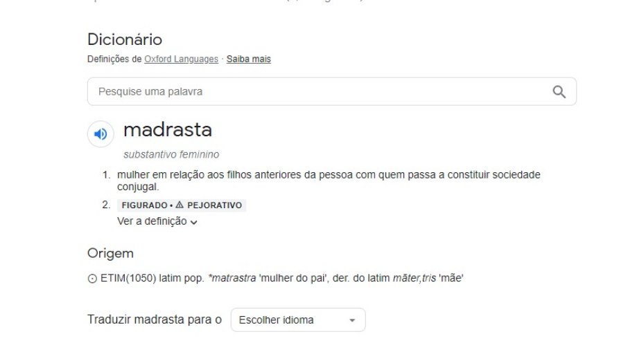 Madrasta: Google apaga significado pejorativo da palavra após campanha