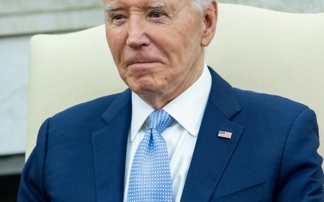 O presidente dos Estados Unidos, Joe Biden, na Casa Branca em 10 de julho de 2024
