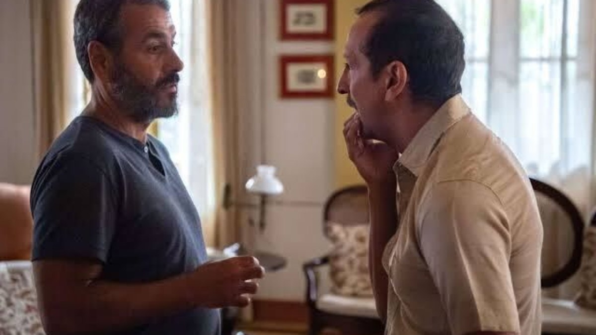 Marcos Palmeira e Irandhir Santos como José Inocêncio e Tião em 'Renascer'