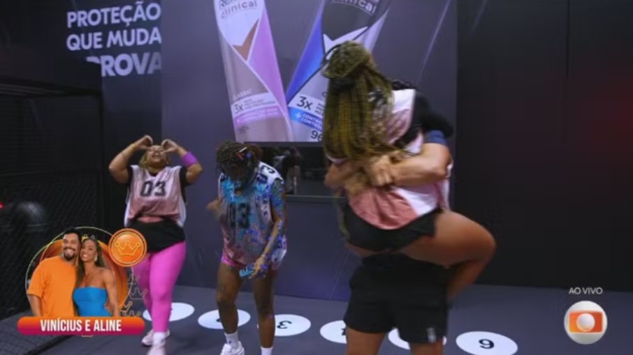 Aline e Vinícius ganham a primeira prova do líder do BBB 25