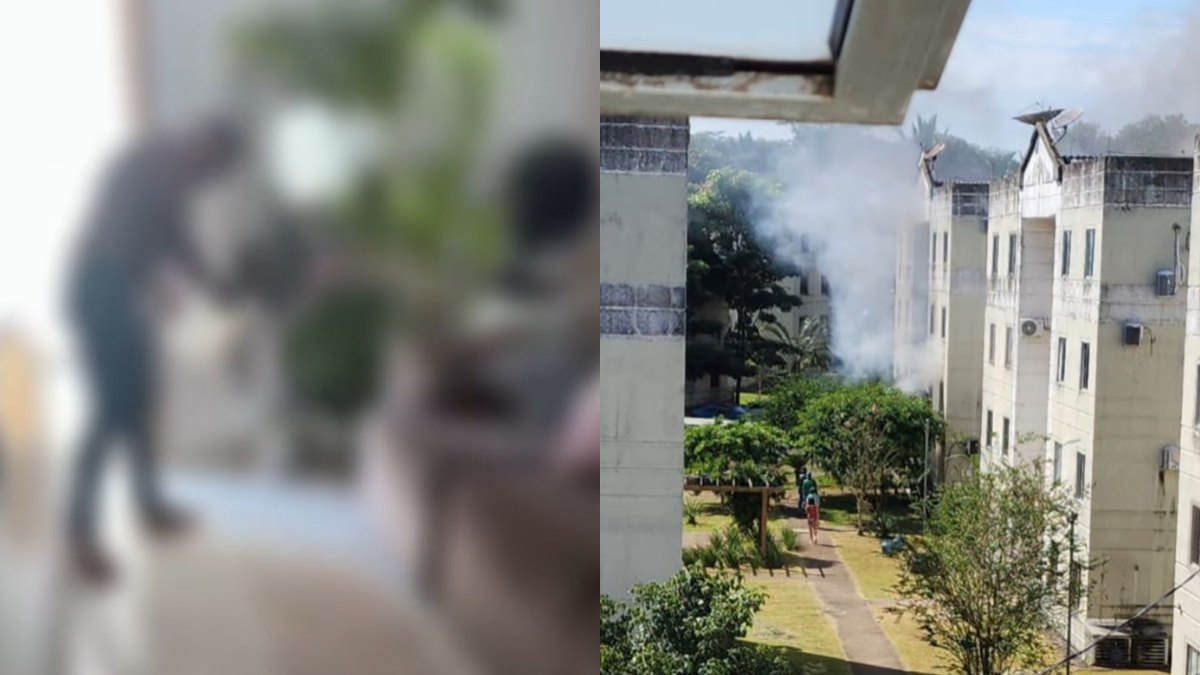 Vídeo: homem ateia fogo em apartamento e mata pets em Rondônia