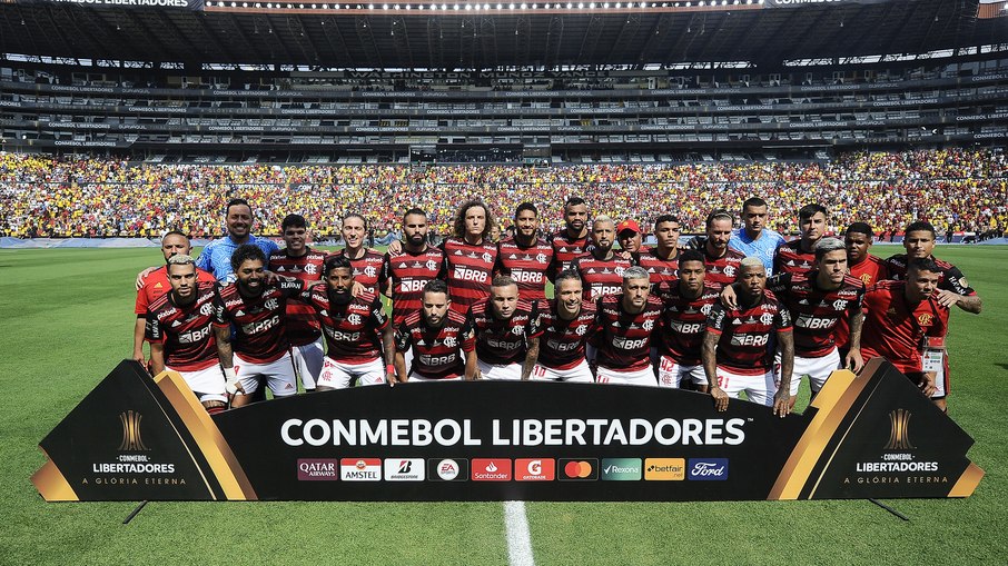 Time do Flamengo campeão da libertadores