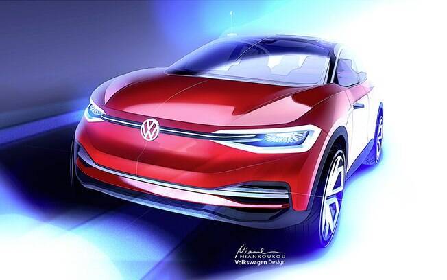 VW I.D. Crozz Concept segue o estilo adotado nos demais modelos da nova família de elétricos da marca alemã 