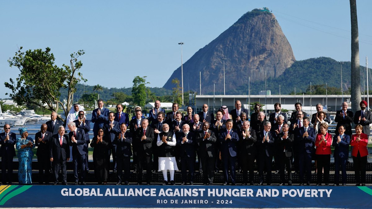 Líderes mundiais se reúnem no G20 no Rio de Janeiro