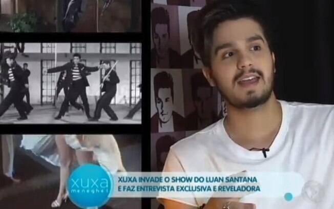 Luan Santana já falou sobre a carreira em vários programas de TV, nos quais vai com frequência