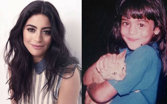 Antes e depois das celebridades: Carol Castro quando era criança