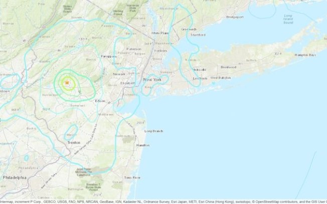 Terremoto de magnitude 4,8 atinge região de Nova York