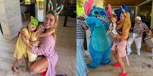 Vini Jr. surpreende Virginia e filhos com bloquinho de Carnaval