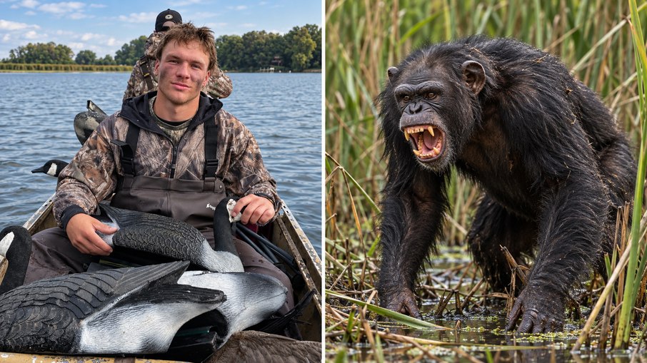 O lutador amador Cole “Wavy” Johnson aceitou o combate contra um chimpanzé