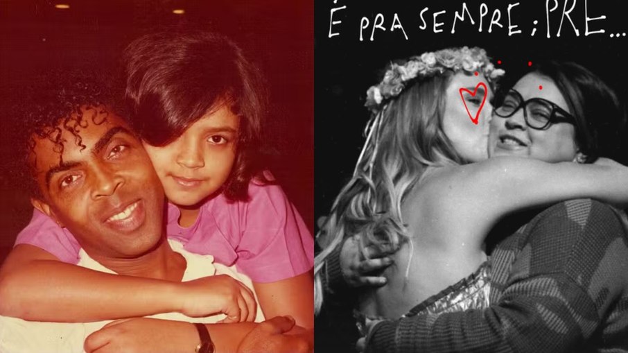 Gilberto Gil e Carolina Dieckmmann postam fotos com Preta Gil Gilberto Gil e Carolina Dieckmmann postam fotos com Preta Gil