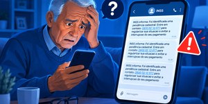 Novo golpe da prova de vida mira segurados do INSS via celular