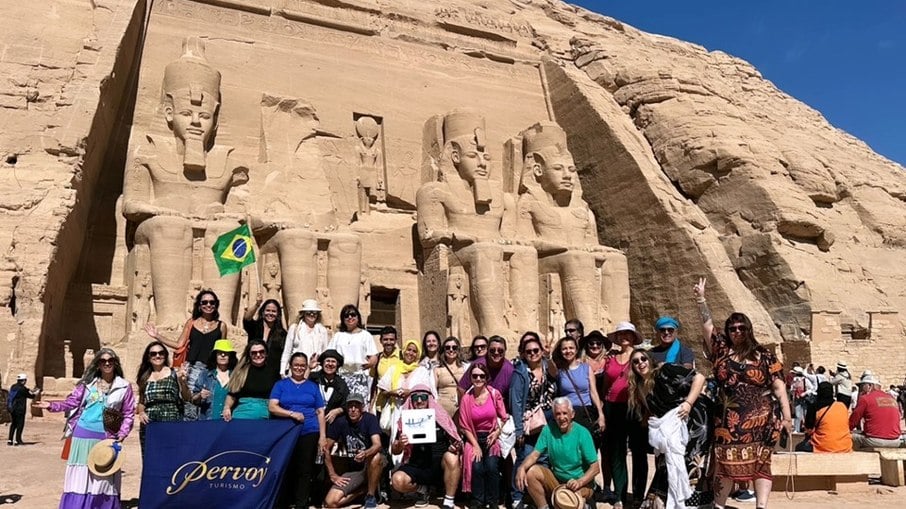 Viagem ao Egito, liderada pela fundadora da Pervoy Turismo, Beatriz Oliveira