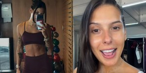 Ana Castela exibe barriga trincada em academia