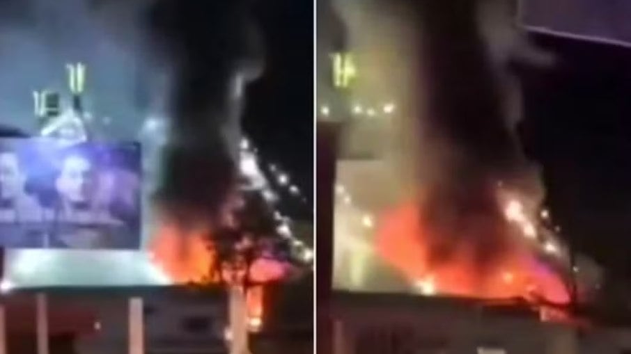 Circo pega fogo em São José do Rio Preto (SP)