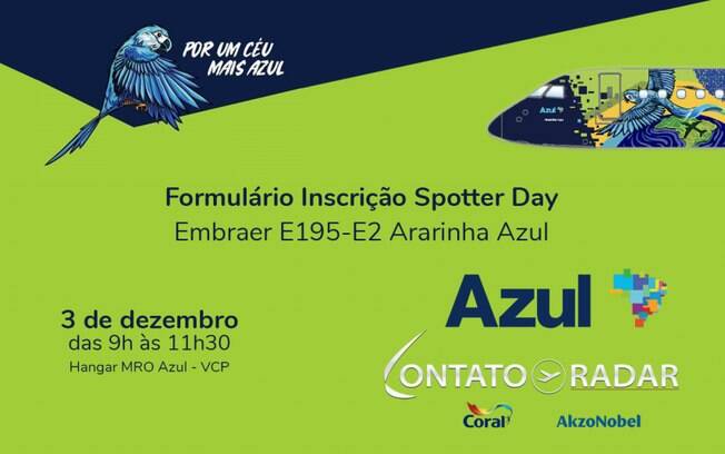 Spotter Day Embraer E195-E2 Ararinha Azul – saiba como se inscrever Spotter Day Embraer E195-E2 Ararinha Azul – saiba como se inscrever