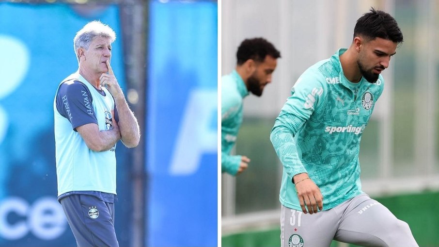 A reestreia de Renato Gaúcho é uma das atrações de Grêmio x Palmeiras no Brasileirão