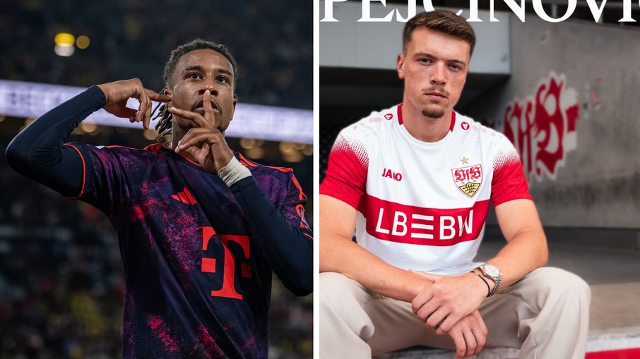 Michael Olise é uma das principais opções ofensivas do Bayern de Munique, enquanto Dzenan Pejcinovic é uma das esperanças de ataque do Stuttgart