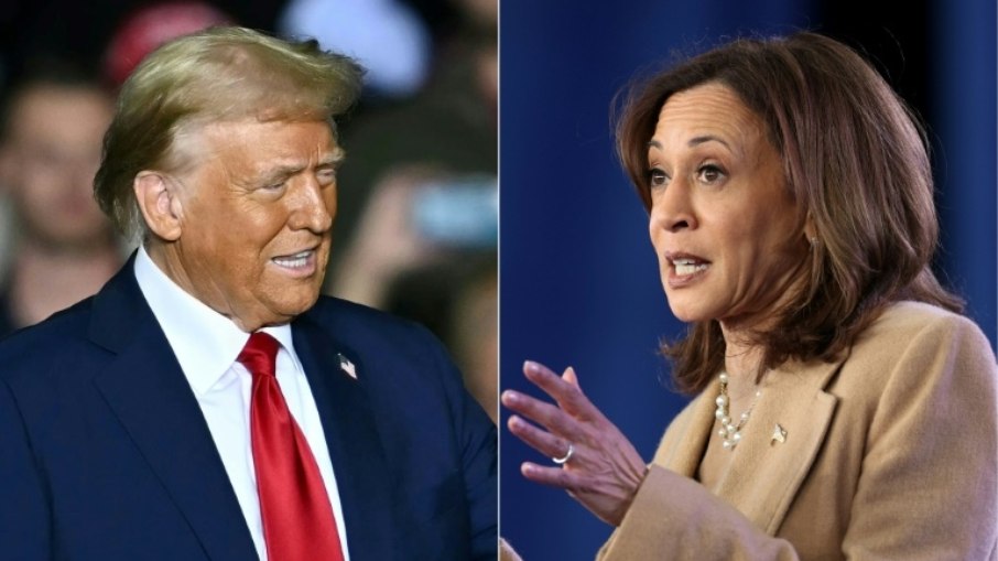 Donald Trump e Kamala Harris