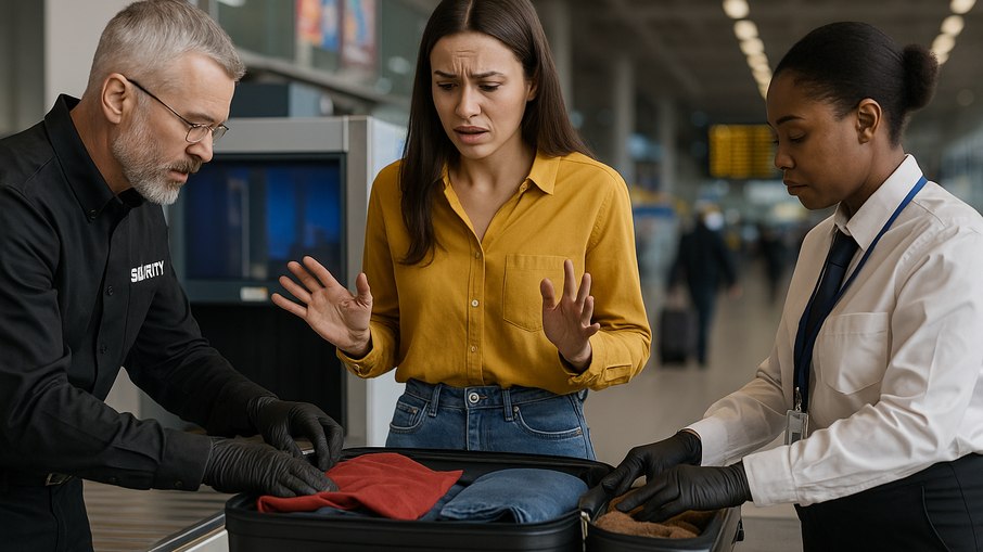 Brasileira é presa após fazer piada sobre bomba em aeroporto Brasileira é presa após fazer piada sobre bomba em aeroporto