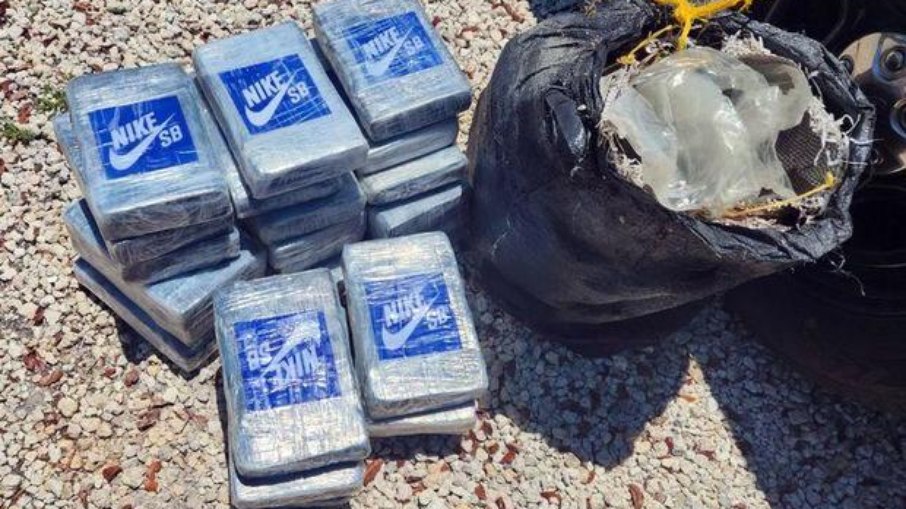 Blocos de cocaína encontrados no mar da Flórida