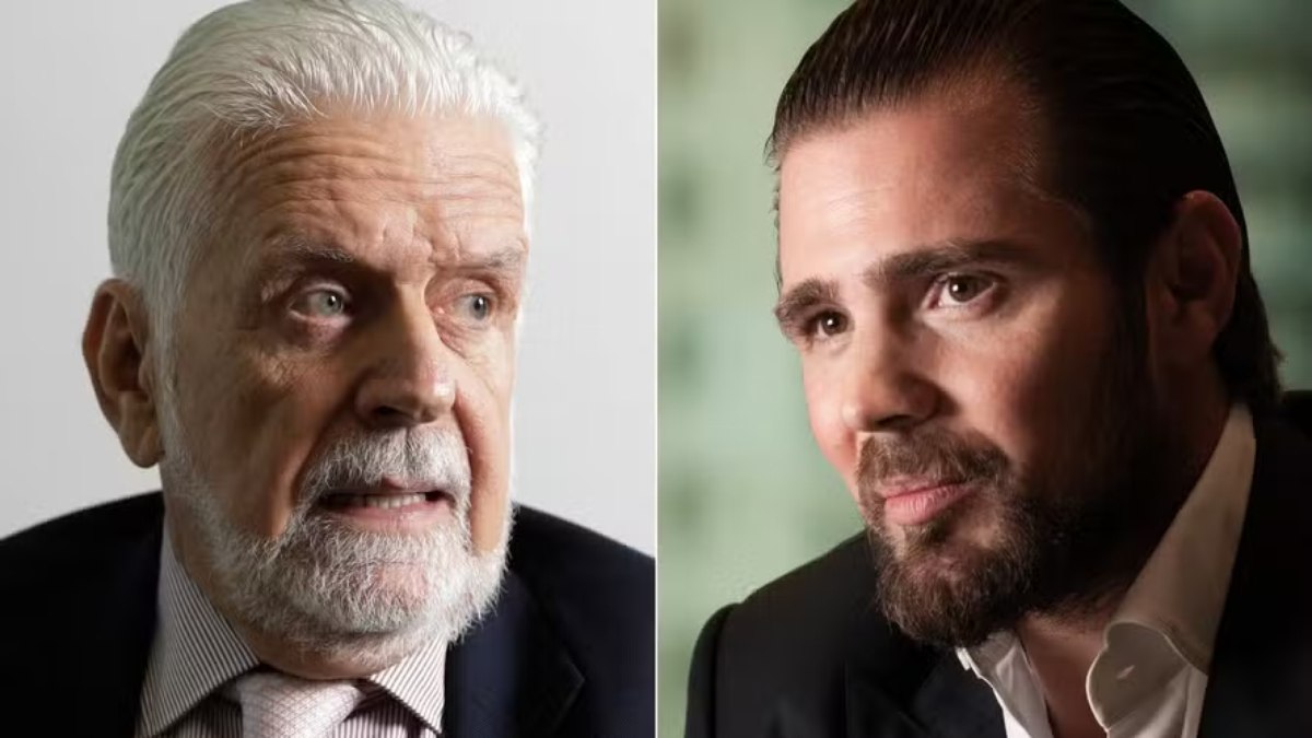 Senador Jaques Wagner e ex-banqueiro Daniel Vorcaro Senador Jaques Wagner e ex-banqueiro Daniel Vorcaro