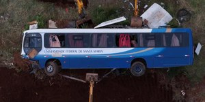 Perícia aponta desgaste de freio no ônibus da UFSM em acidente