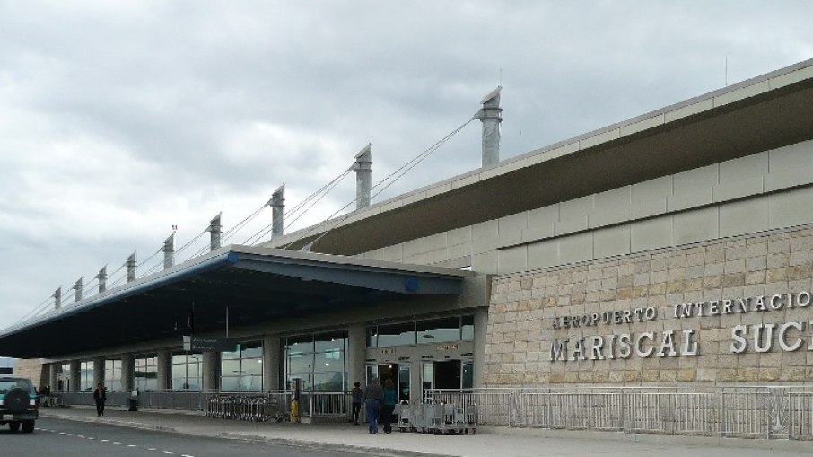 O Aeroporto Internacional Mariscal Sucre, em Quito, no Equador