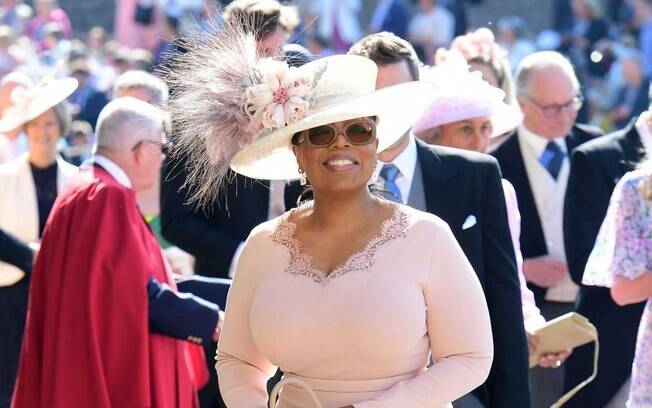 O casamento realizado no Castelo de Windsor, na Inglaterra, recebeu famosos como a apresentadora Oprah Winfrey