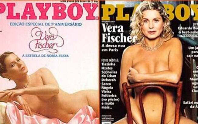 No caso da atriz Vera Fischer, foram 18 anos de intervalo entre os ensaios para a Playboy