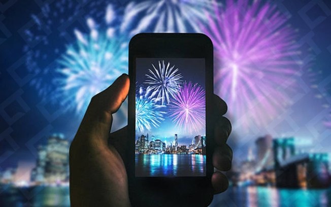 Como filmar os fogos do Ano Novo com o celular?