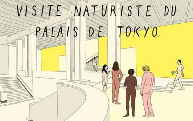 Associação de Naturistas de Paris organiza incursão de visitantes nus ao museu Palais de Tokyo na capital francesa