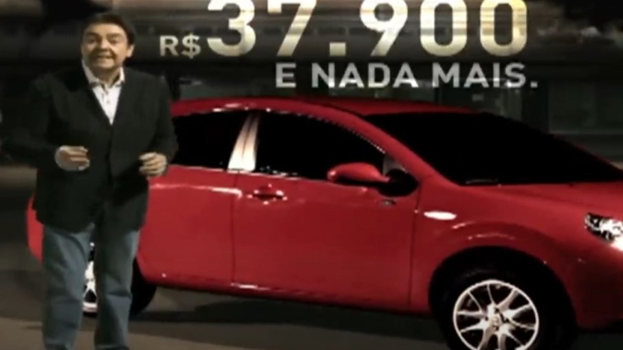 Faustão protagonizou propaganda da marca JAC Motors Faustão protagonizou propaganda da marca JAC Motors