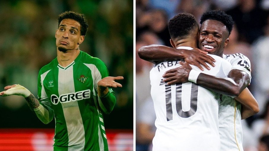 Antony, no Betis, e Vinicius Junior, no Real Madrid, estarão em campo