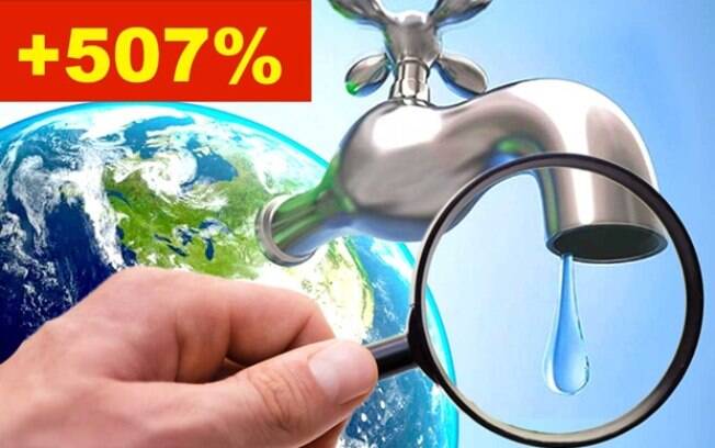 Busca por caça vazamento de água aumenta mais de 507% e crise piora na pandemia