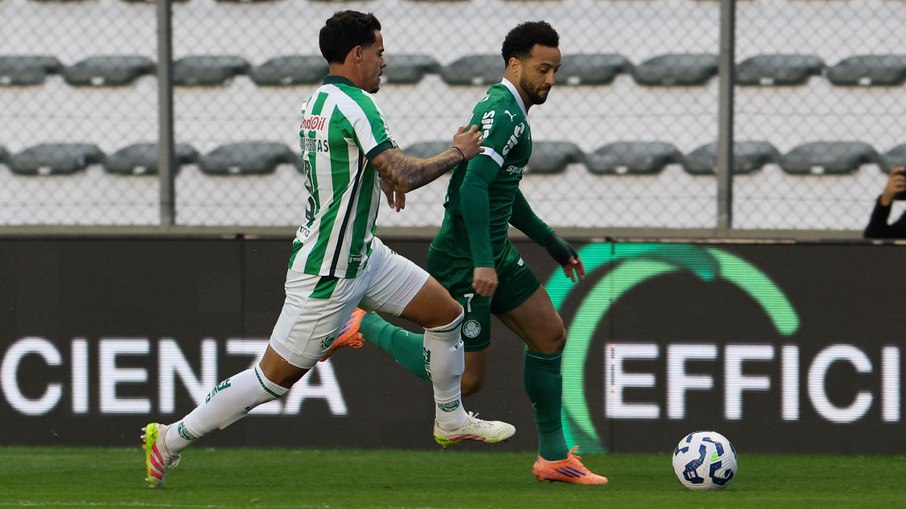 Felipe Anderson durante a partida contra o Juventude