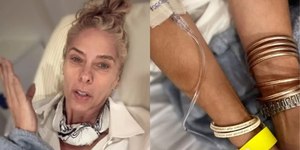 Adriane Galisteu é internada em São Paulo após viagem à Europa