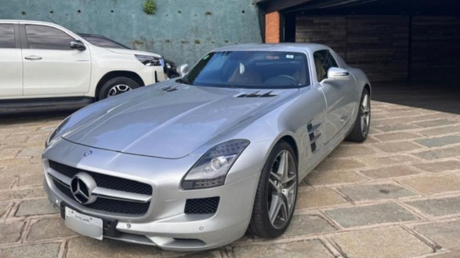 Mercedes-Benz SLS-63 apreendida em operação da Polícia Federal Mercedes-Benz SLS-63 apreendida em operação da Polícia Federal