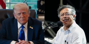 Após ameaças e acusações, Trump fala com presidente colombiano