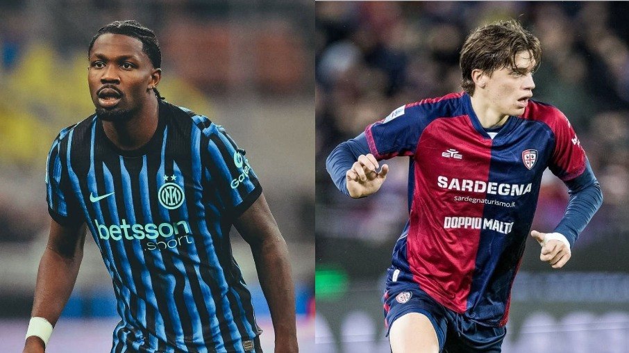 Thuram e Palestra fazem embate em Inter de Milão x Cagliari